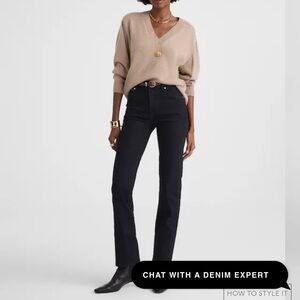 Madewell Responsible Cashmere V Neck Sweater size m